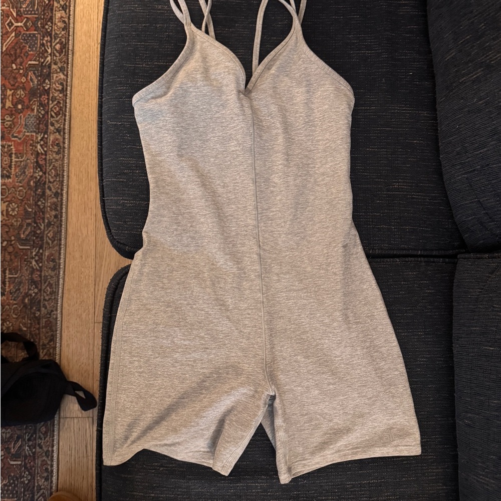 Gray Women's Sleepwear Romper